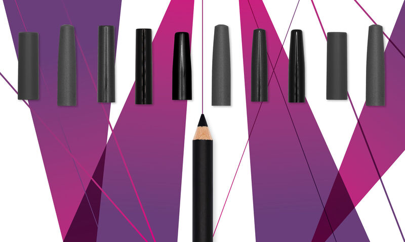 Colours, shapes, materials: the right cap for every pencil