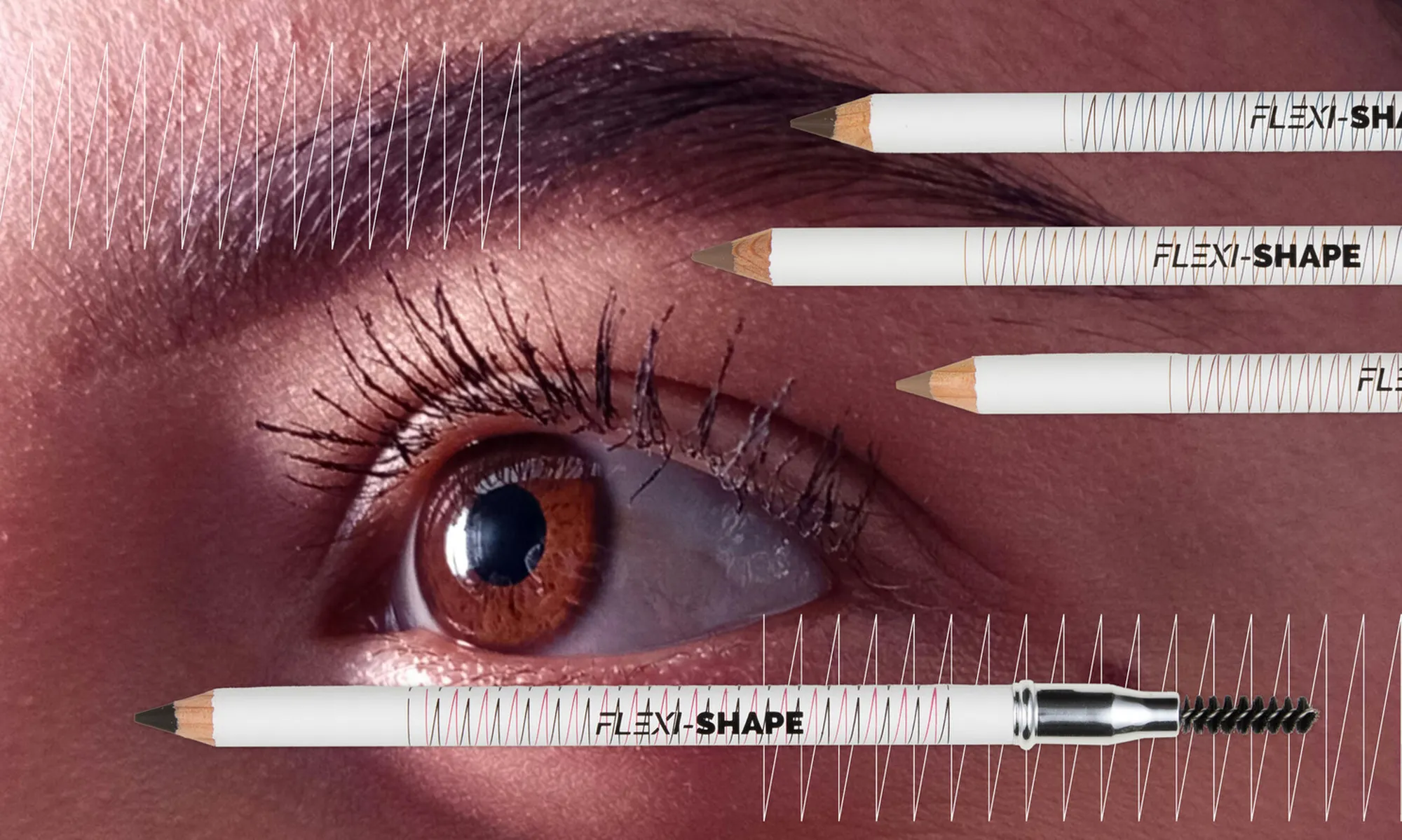 Matite sopracciglia, Flexi-Shape riscrive forma e colore