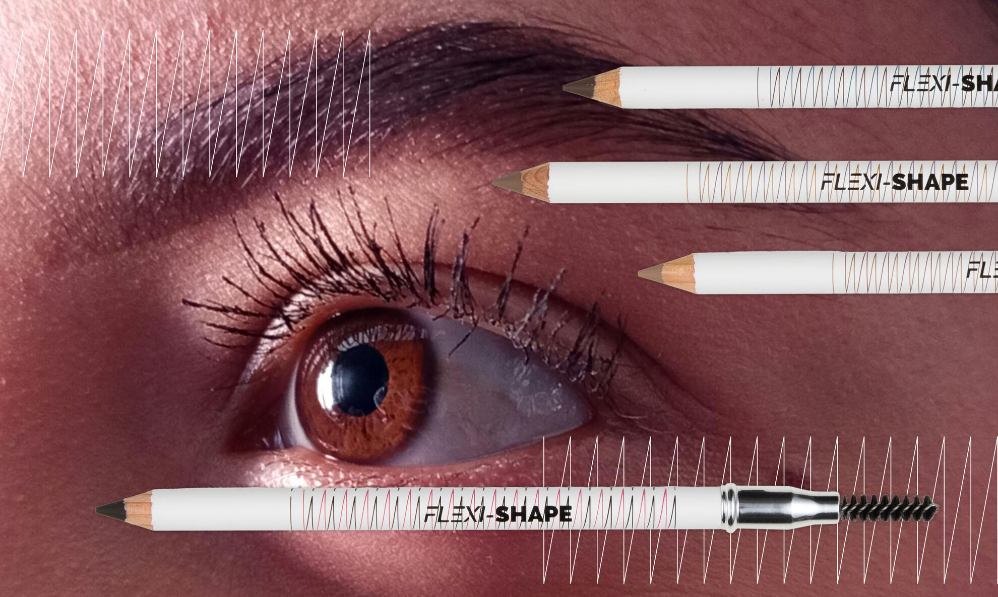 Matite sopracciglia, Flexi-Shape riscrive forma e colore